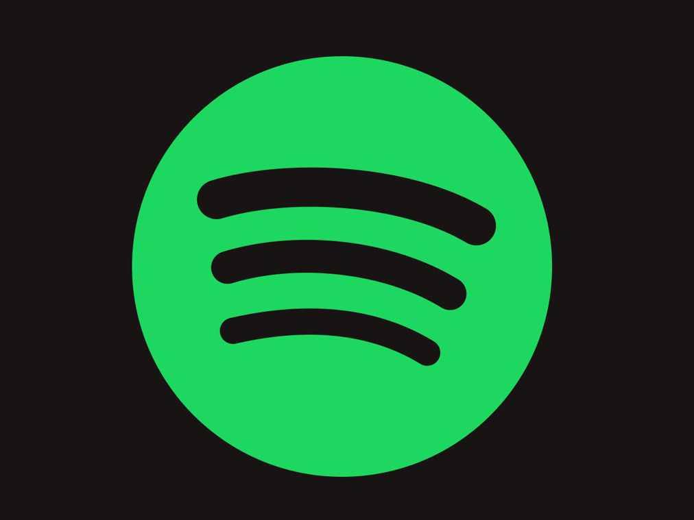 Spotifys gröna logotyp.