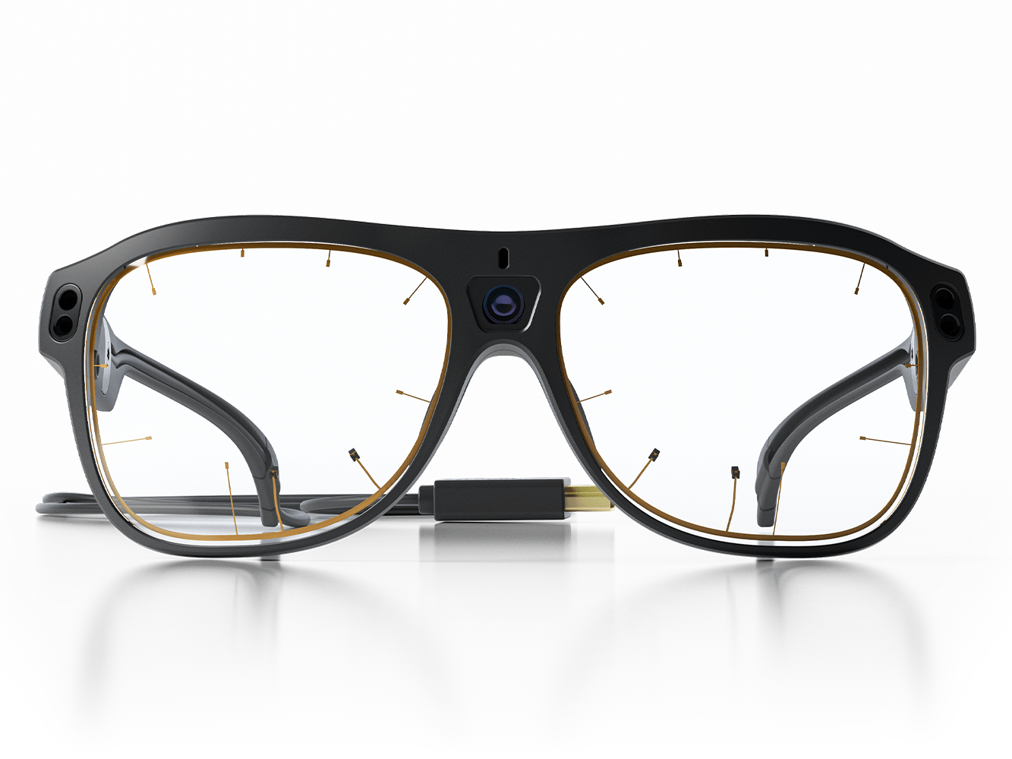 Tobii eye tracker-glasögon.